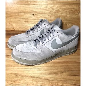 Nike Air Force 1 Low Grey Suede SIZE 14